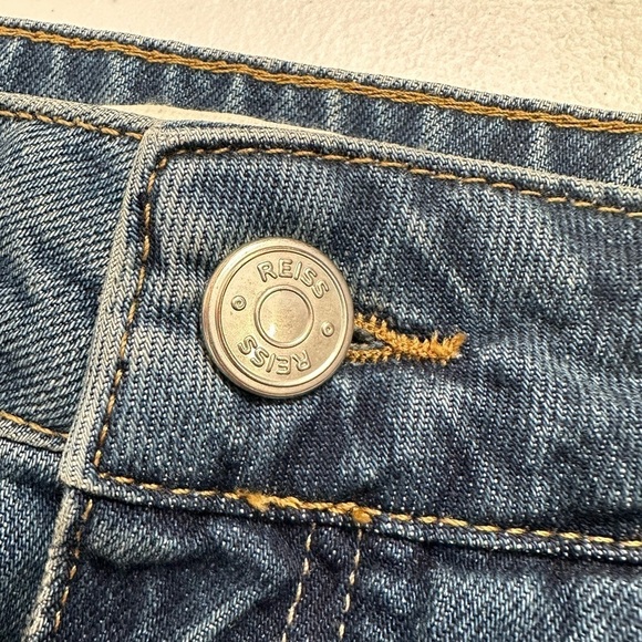 NWT Reiss Myla Denim Midi Skirt 4 US 8 UK - Picture 11 of 16